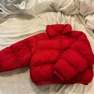 Wild Fable Red Puffer Jacket